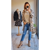 GILET GILIANE LEOPARD