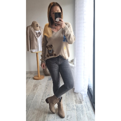 PULL NOUNOURS BEIGE