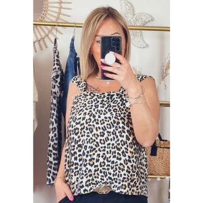 TOP AMELY LEOPARD