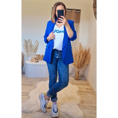 BLAZER NAT BLEU