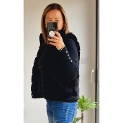 GILET LOUNA NOIR