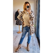 GILET GILIANE LEOPARD