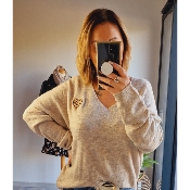 PULL PAULINE TAUPE