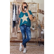 PULL STAR BLEU CANARD