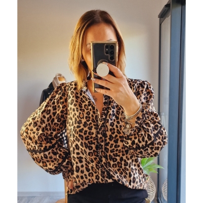 CHEMISE ALIX LEOPARD