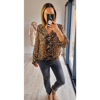 BLOUSE LEOPARD