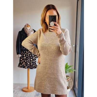 ROBE PULL LILI BEIGE