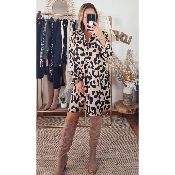 ROBE RUBY LEOPARD