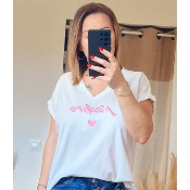 TEE-SHIRT J' ADORE ROSE