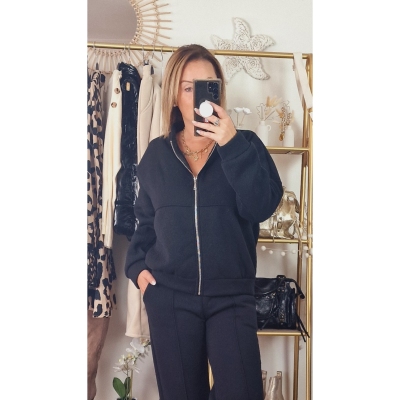 ENSEMBLE JOGG AVEC VESTE NOIR